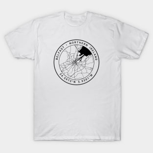 Belfast Map T-Shirt